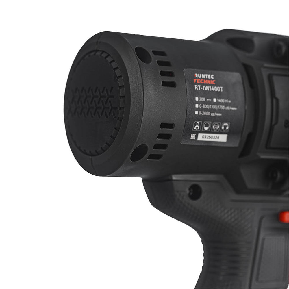 Гайковерт ударный аккумуляторный RUNTEC TECHNIC 3/4, 20В, 2*6Ач, 1400Нм, RUNTEC, RT-IW1400T