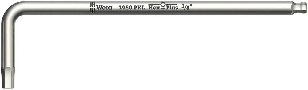 Г-образный ключ нерж. с шаром 3/16 x 154 мм PKL 3950 WE-022715