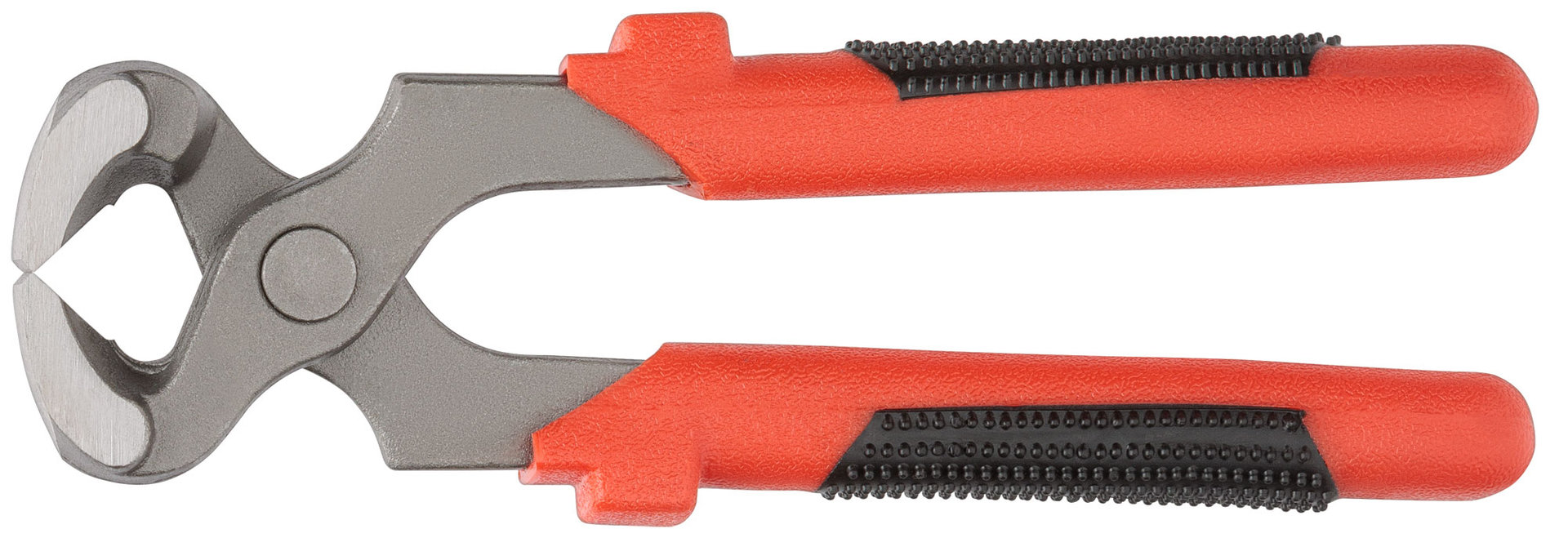 Клещи строительные Стандарт, пластиковые красно-черные ручки 180 мм