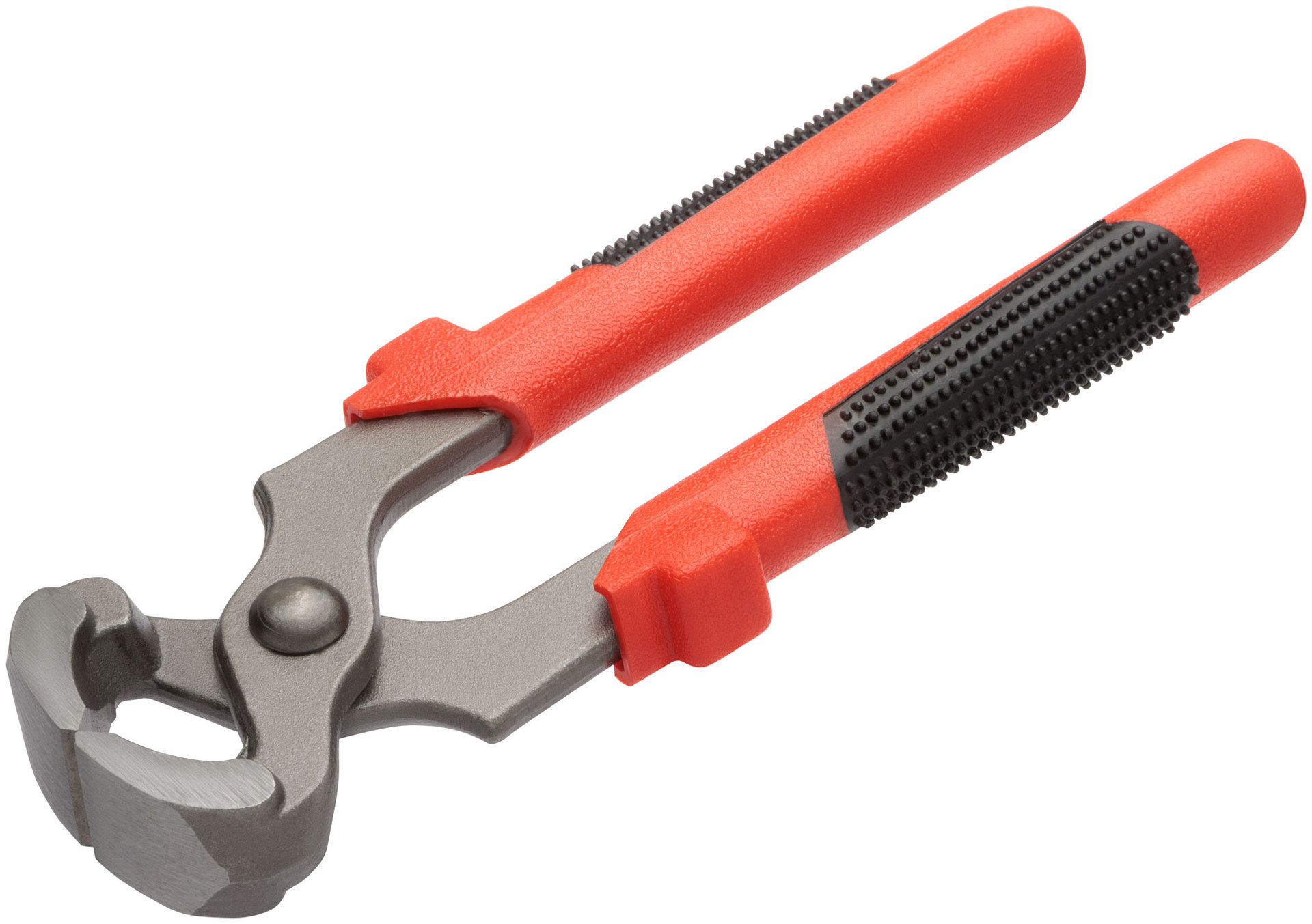 Клещи строительные Стандарт, пластиковые красно-черные ручки 180 мм