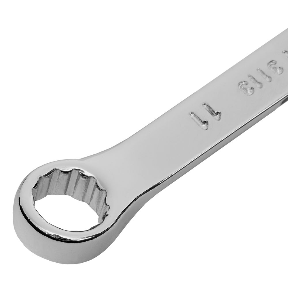 Ключ комбинированный, 11 мм, CrV, полированный хром Matrix