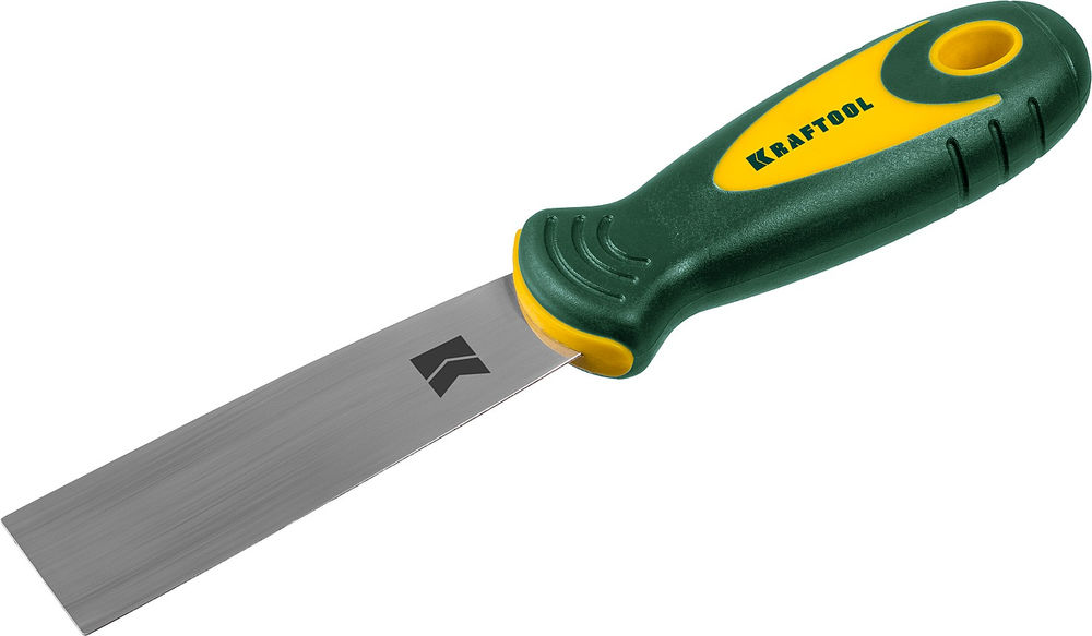 Шпатель 30 мм, х-образное профилированное полотно, двухкомпонентная ручка, нержавеющий KRAFTOOL 10035-030