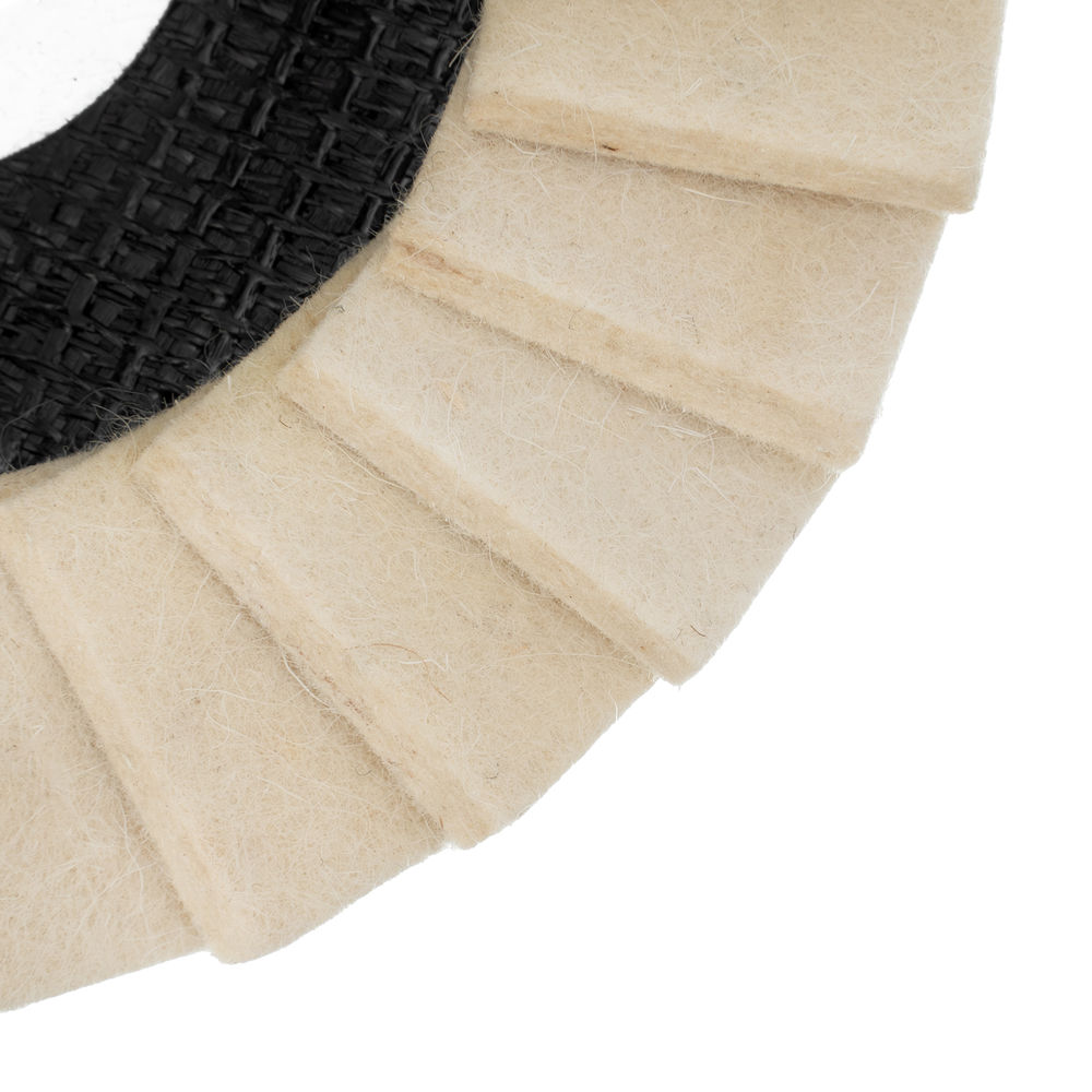 Круг полировальный лепестковый из натурального войлока 125 х 22.2 мм Matrix (75934)