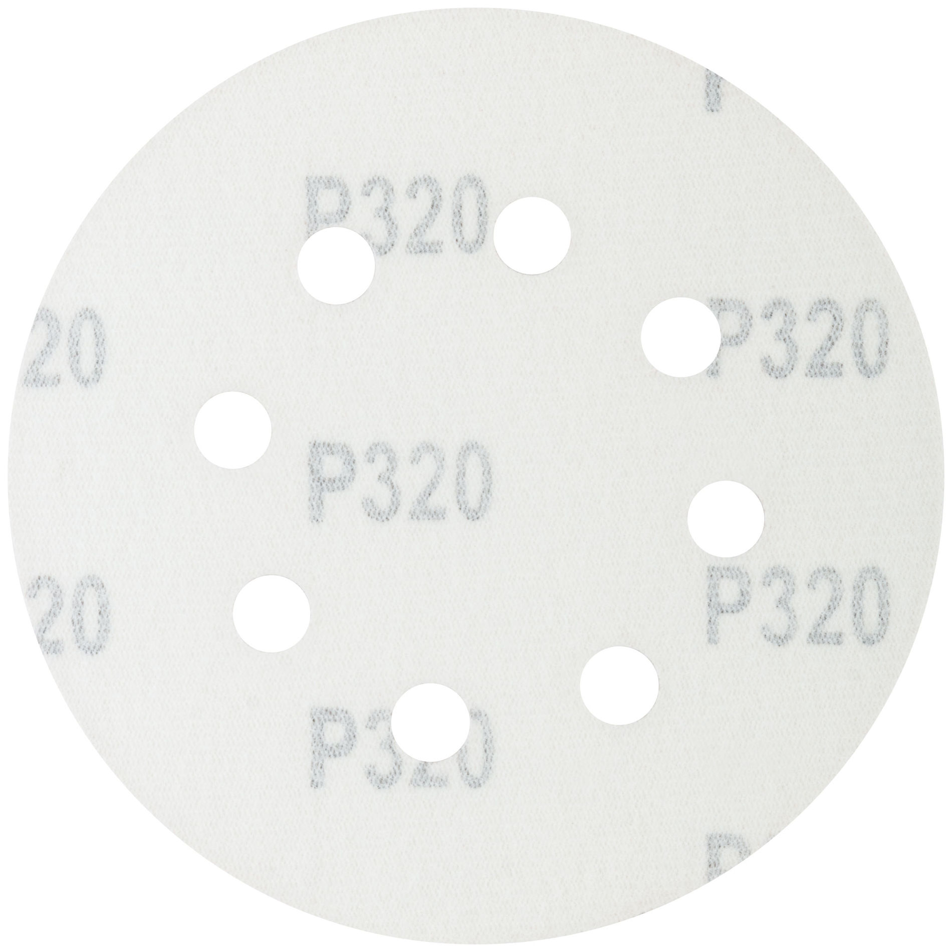 Круги шлифовальные с отверстиями (липучка), алюминий-оксидные, 125 мм, 5 шт. Р 320 (39840М)