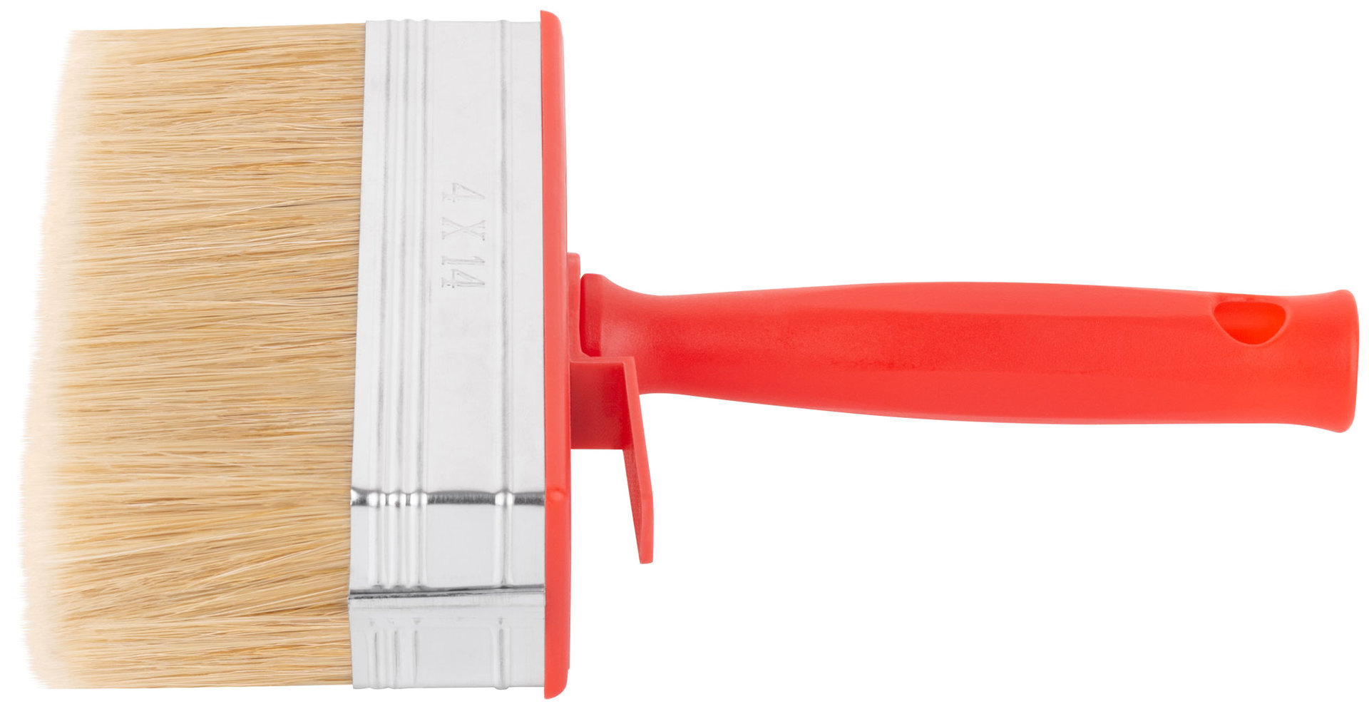 Макловица, 70%ПЭT/30% натур. щетина, нерж. обжим, красная пласт. ручка, 140 х 40 мм (30-0584)