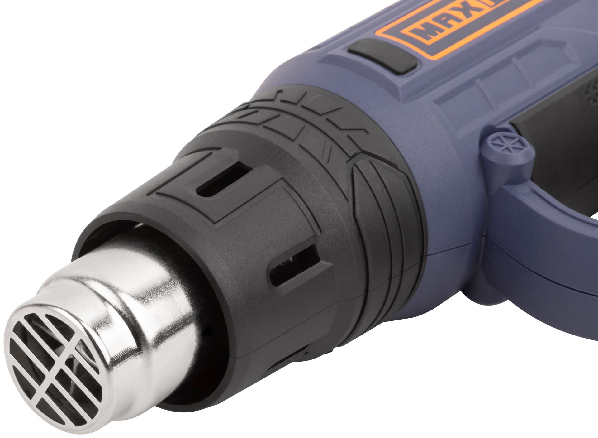 Фен технический 2000 Вт; 60/350/600°C; 500 л/мин; 0,76 кг; резиновый кабель; резиновые вставки MAX-PRO 85252