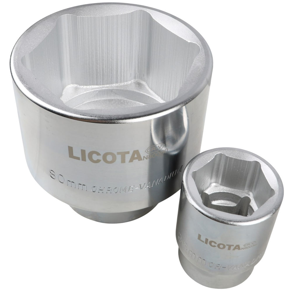 Набор торцевых головок 6-ти гранных, 15 пр., 36-80 мм 1 Licota TSK-20141-6