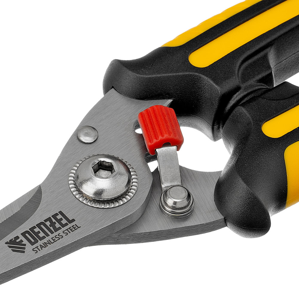 Ножницы универсальные, 185 мм, нержавеющая сталь Denzel (78318)