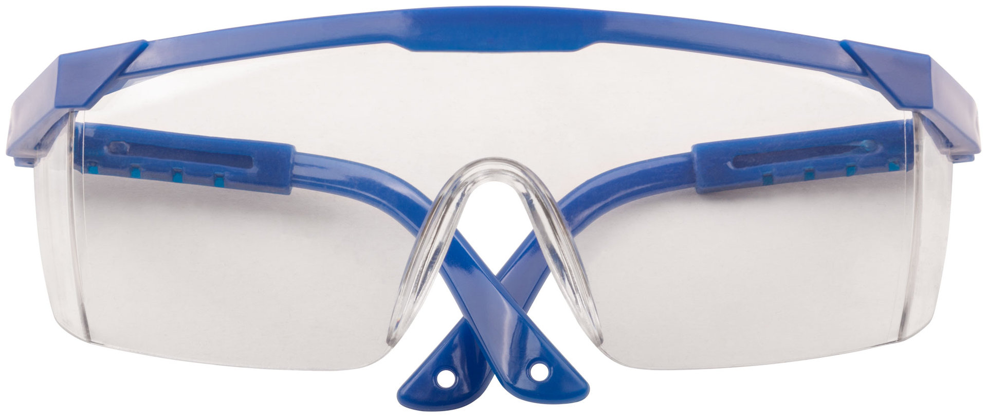 Очки защитные с регулируемыми дужками прозрачные (12222)