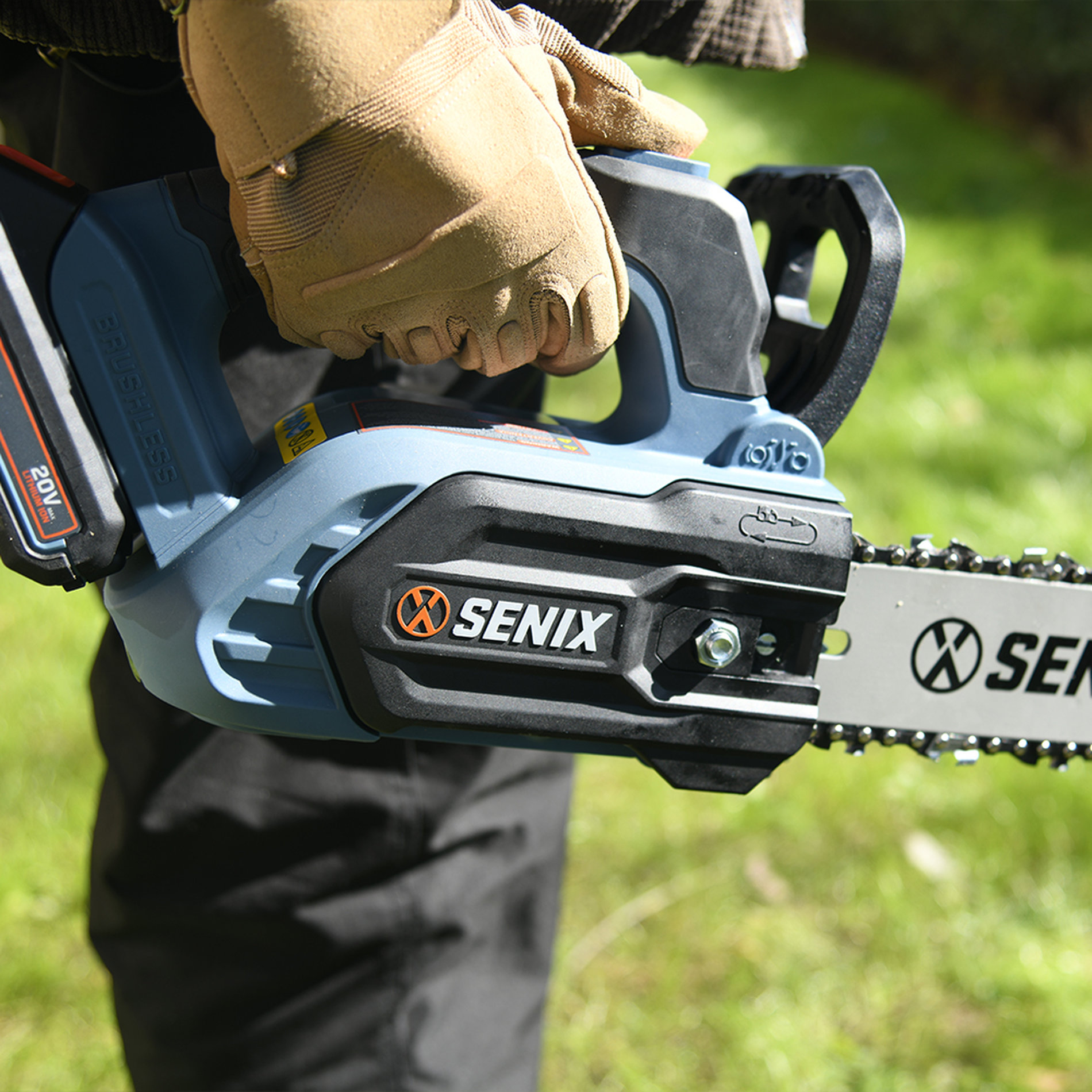 Пила цепная аккумуляторная, серия X2, 20В, 25,5 см (10)