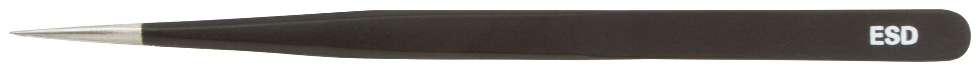 Пинцет прецизионный, антистатический, нержав.сталь, пластик.покрытие, Профи тип B (140 х 7 х 2 мм) (67472)