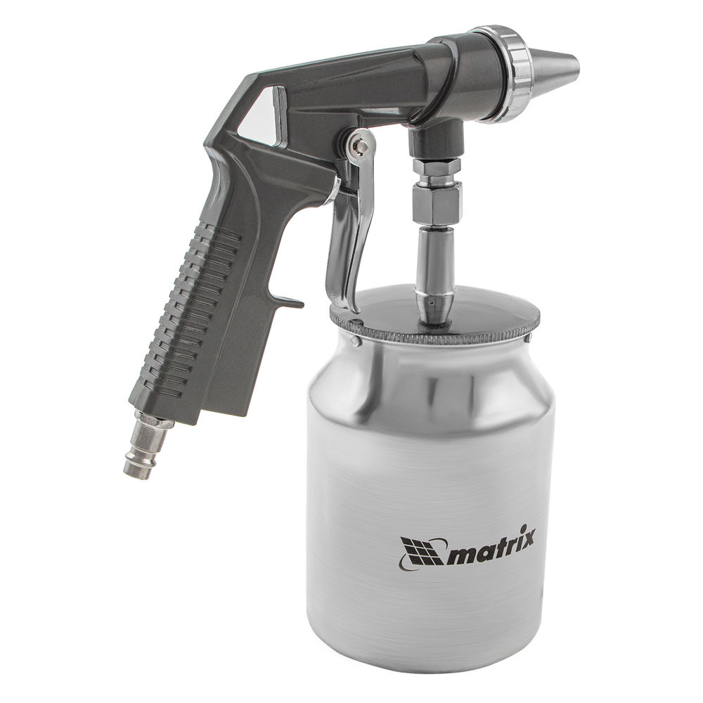 Пистолет пескоструйный с нижним бачком, пневматический Matrix (57326)