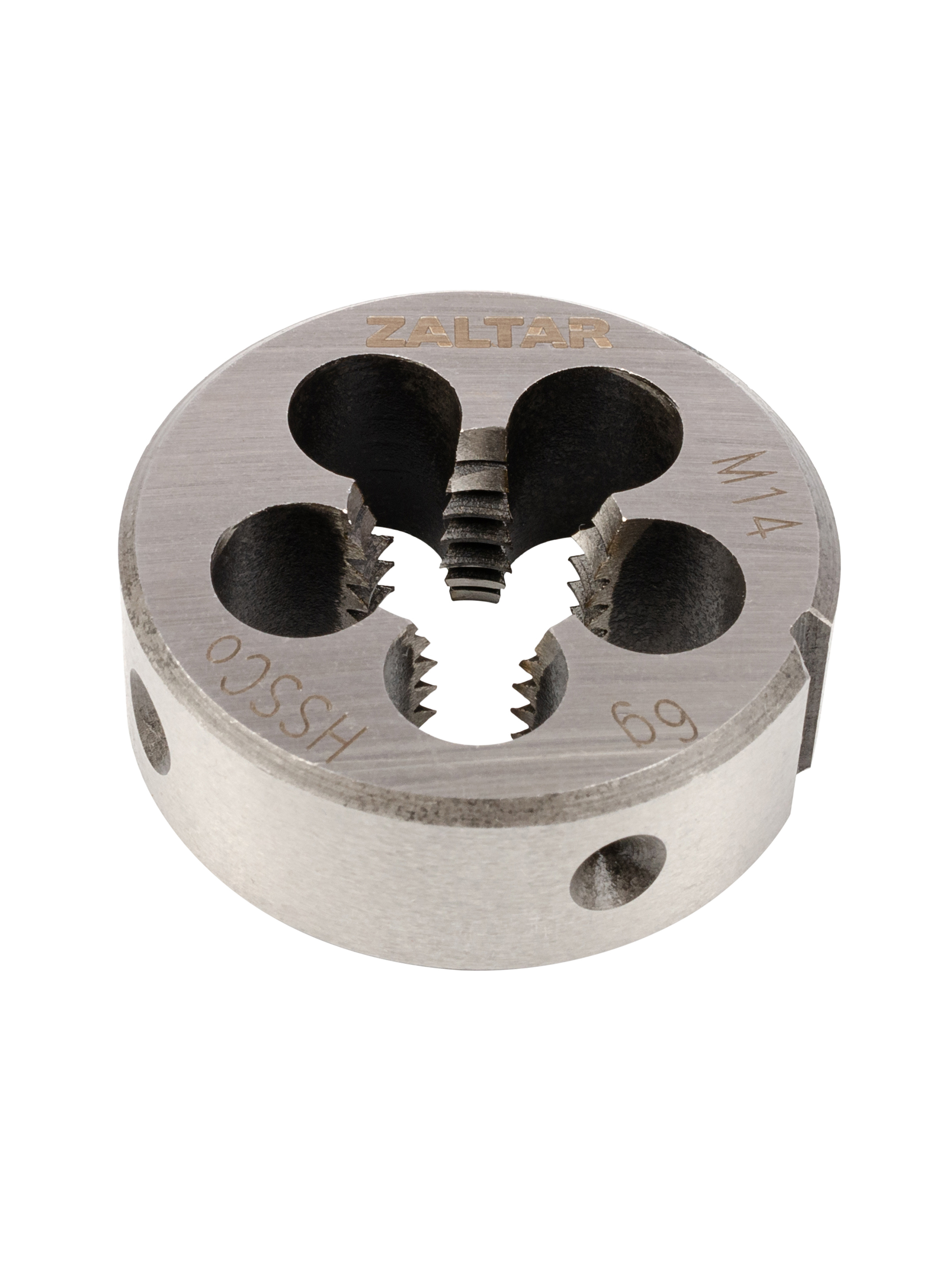 Плашка круглая резьбонарезная HSS-E, DIN 223 B (DIN EN 22568), M14 x 2.0, 38 x 14 (ZA-03808)