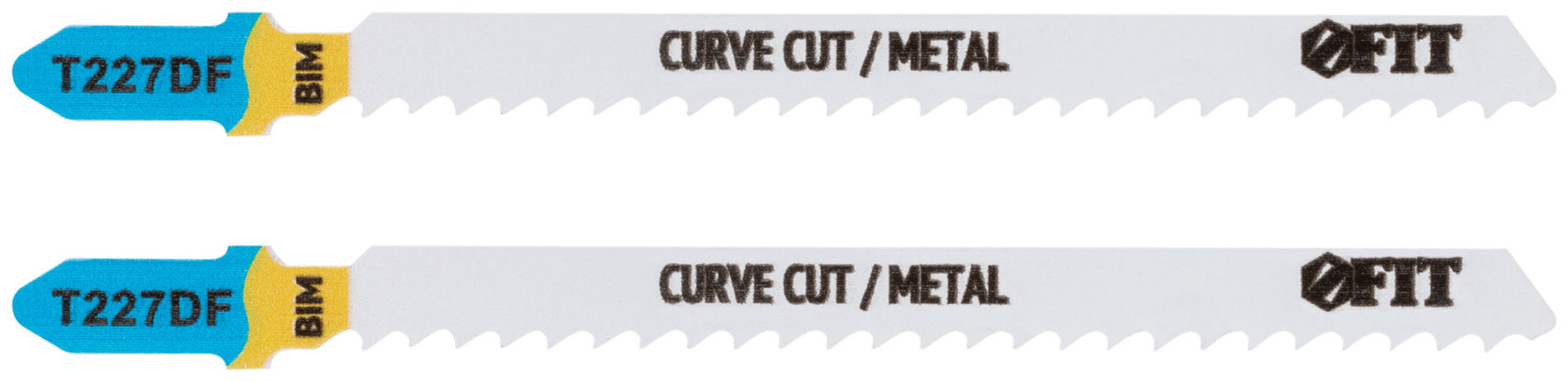 Полотна по металлу, полимерным и эпоксидным материалам, HSS, фрезеров. зубья, 100/74/3 мм (T227DF), 2 шт. (40928)