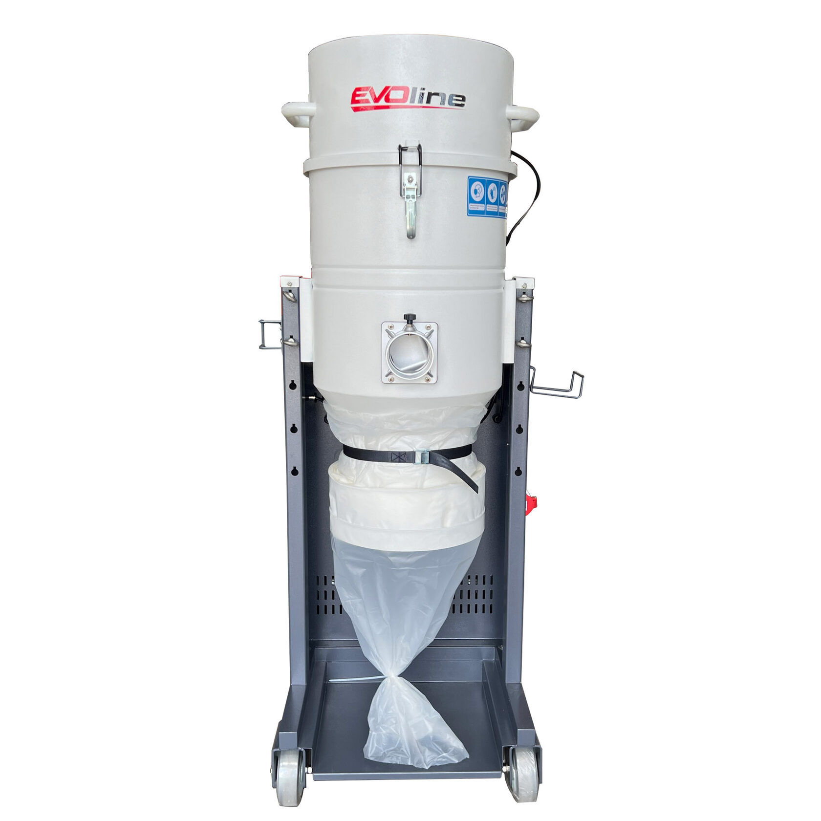 Пылесос промышленный EVOline IVC 10 3,0 кВт 380 В для сбора большого количества пыли (Longopac bag)