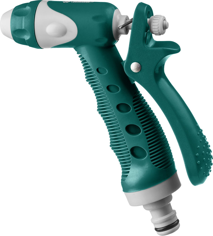 Поливочный пистолет 506C, плавная регулировка, курок сзади, пластиковый с TPR RACO 4255-55/506C-30