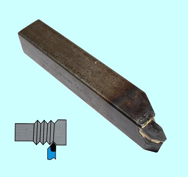 Резец Резьбовой 25х25х160 Т15К6 для наружной резьбы левый DIN 282-60 CNIC