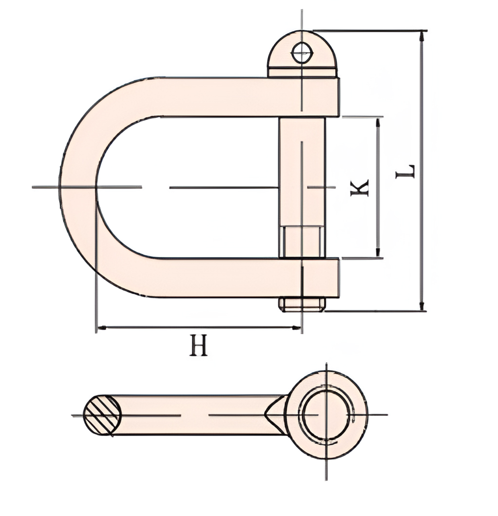 Скоба такелажная 3/4