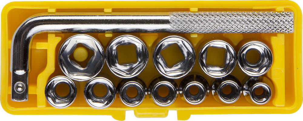 Набор торцовых головок с воротком 13 шт STAYER 2-26089-H13