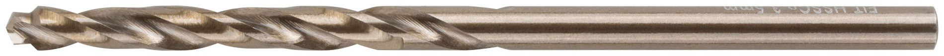 Сверло по металлу HSS, кобальт 5% Профи, ступенчатая заточка наконечника, блистер 3,5х70 мм ( 1 шт.) (33862)