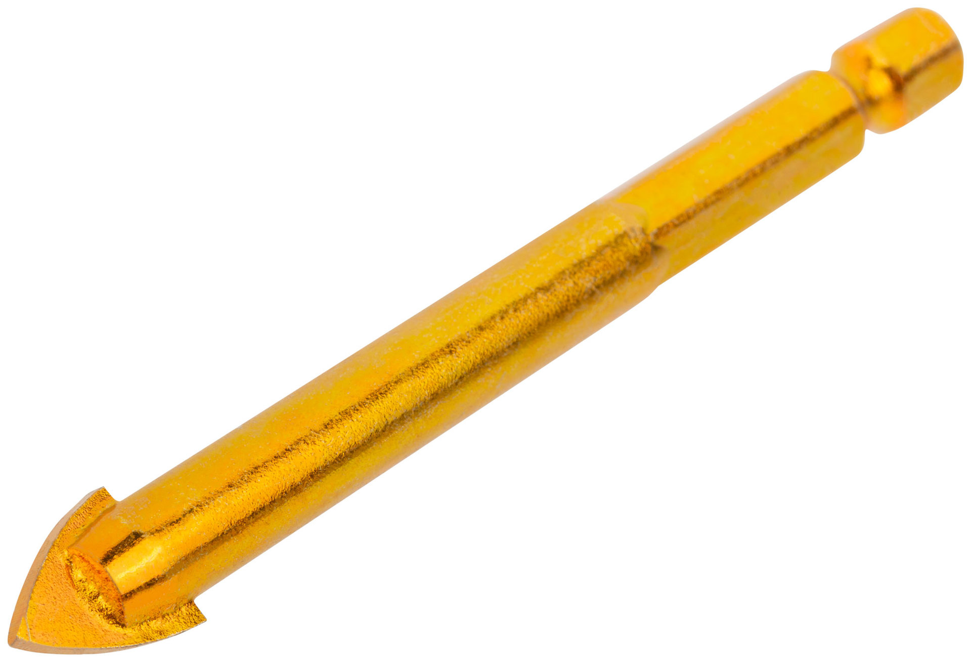 Сверло универсальное по кафелю, стеклу, керамограниту, бетону, кирпичу, шестигранный U-хвостовик под биту, 10х80 мм (35186)