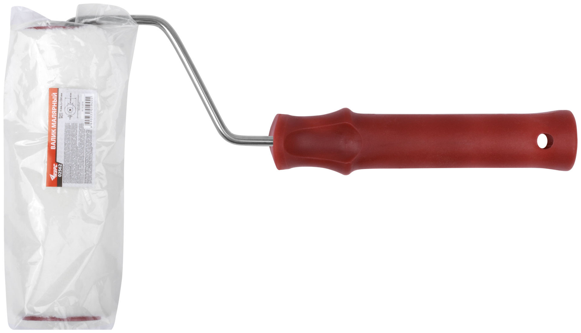 Валик велюровый, стержневая система, диам. 40/48 мм, ворс 4 мм, бюгель 6 мм, 150 мм (02562)