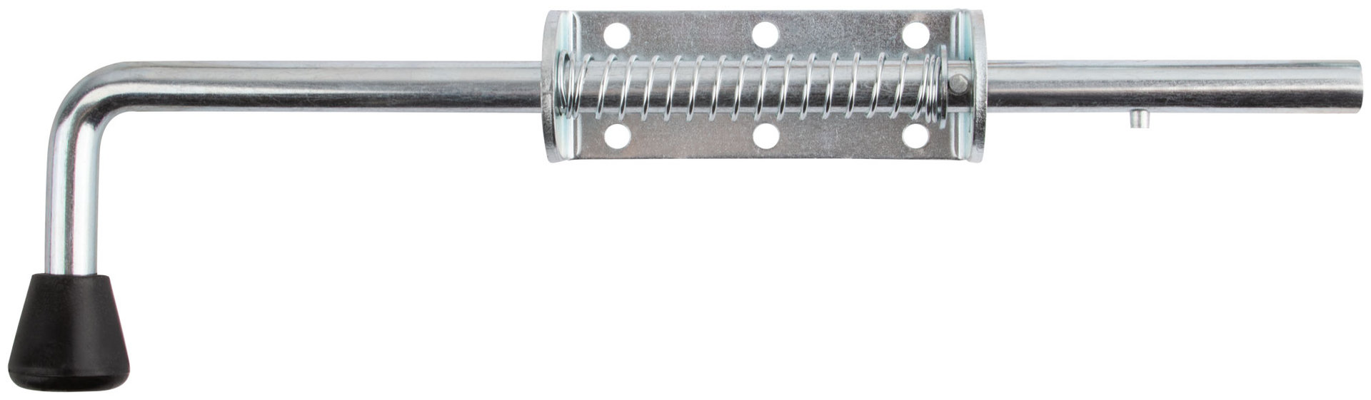 Засов пружинный накладной, круглый ригель, 350 мм (66699)