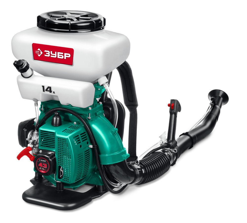 Опрыскиватель бензиновый 14 л, 2.5 л.с. ЗУБР ОПБ-14-43