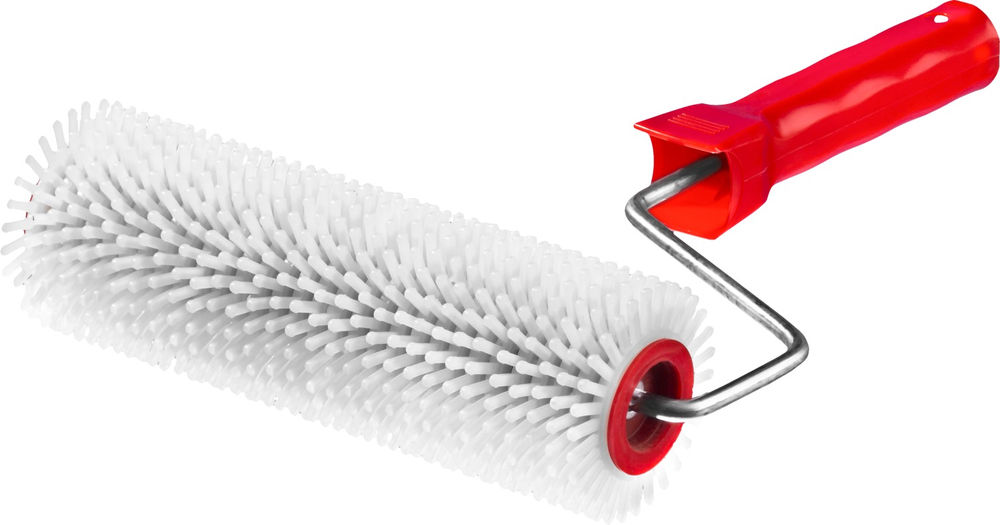 Валик игольчатый для наливных полов 72 х 200 мм, бюгель 8 мм, полипропилен ЗУБР 03952-20