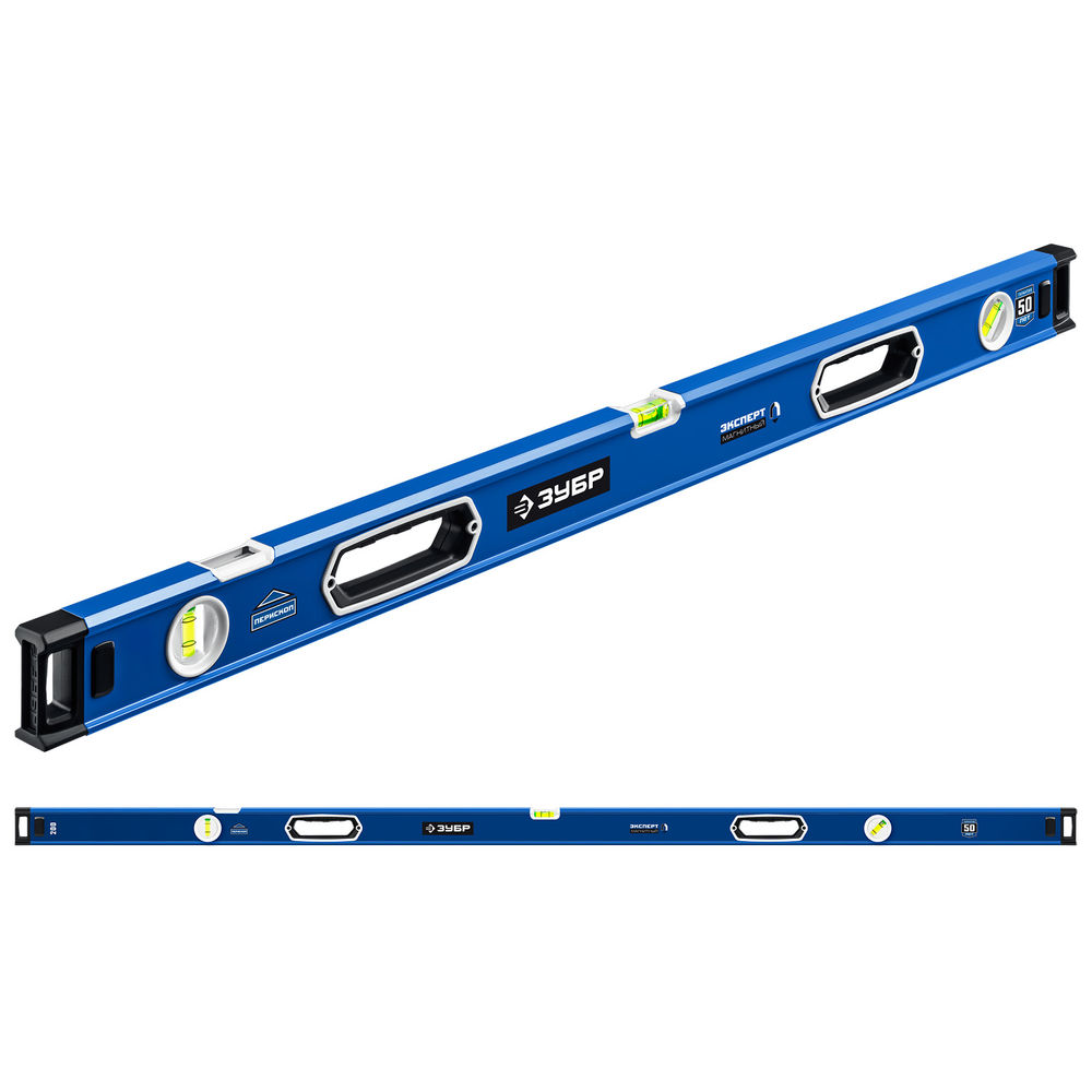 Уровень магнитный мощный ЭКСПЕРТ-М 2000 мм, с зеркальным глазком ЗУБР Профессионал 34572-200