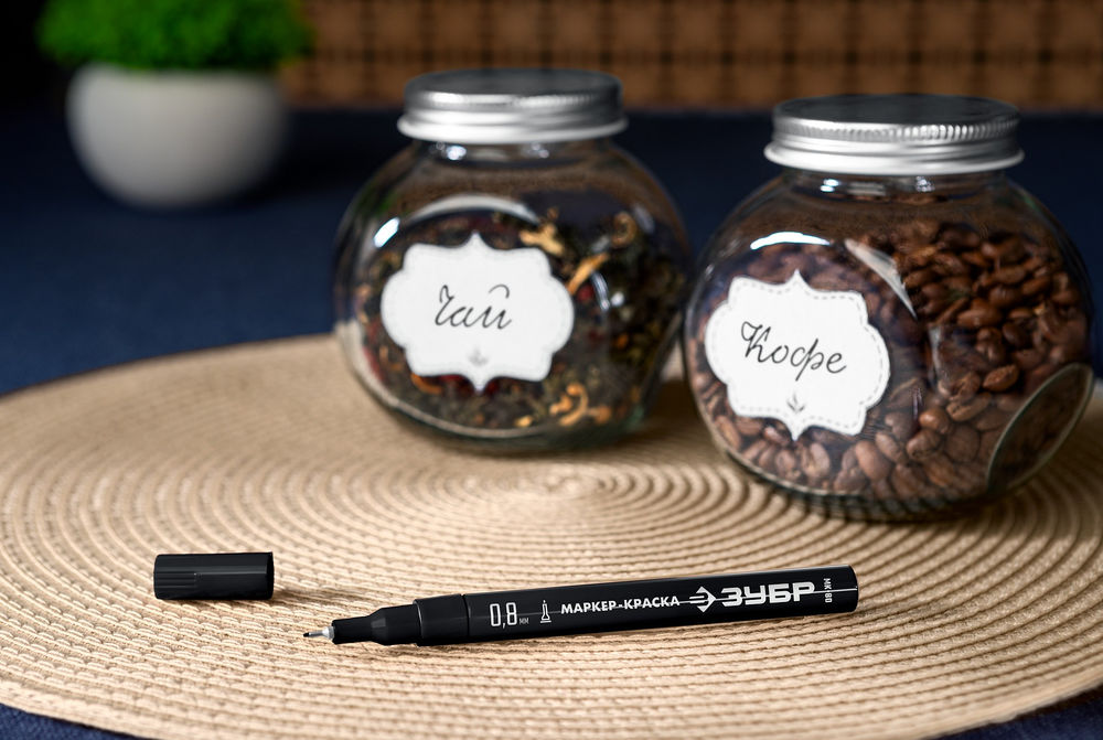 Маркер-краска МК-80 черный, 0.8 мм ЗУБР 06324-2