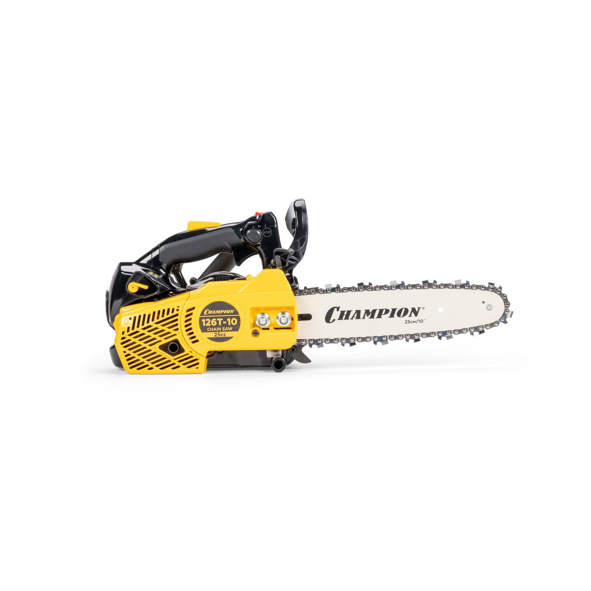 Бензопила CHAMPION 126T-10-3/8-1,3-40E (1,15кВт 25см? 2,4кг) 126T-10