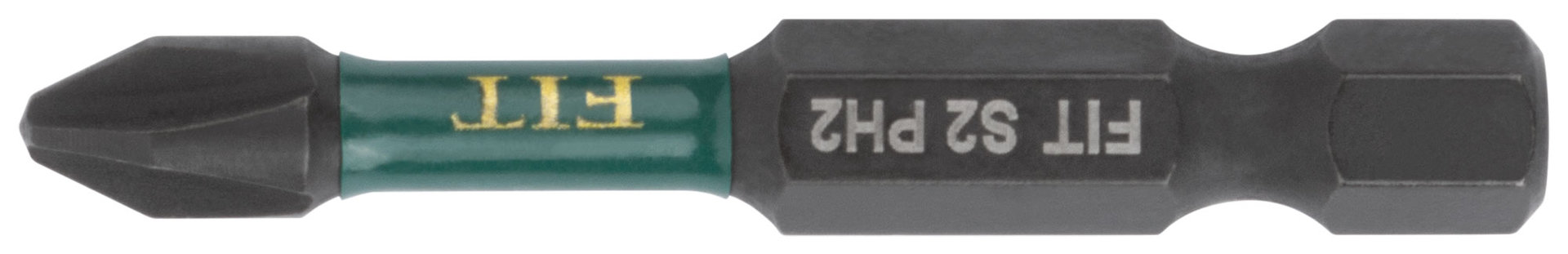 Биты кованые ударные, сталь S2, односторонние 50 мм PH2, Профи 10 шт., блистер (57485)