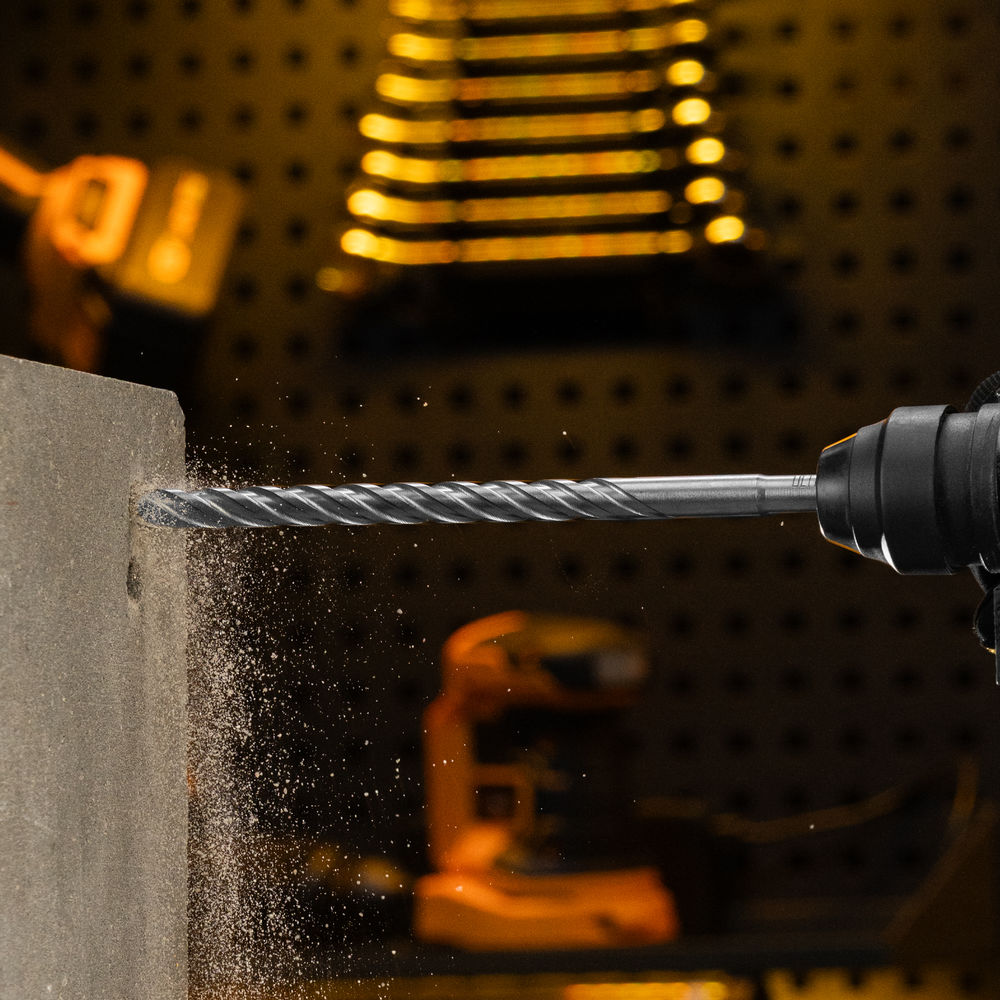 Бур по бетону, цельная крестовая пластина, 12x315 мм, SDS PLUS Denzel (705318)