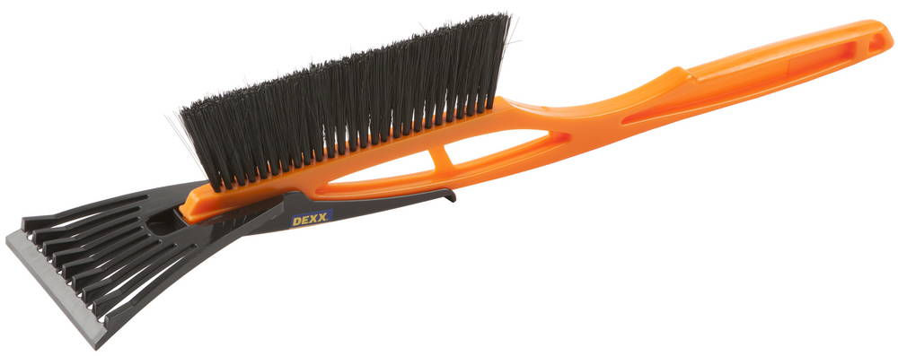 Щётка от снега автомобильная 540 мм, со скребком DEXX 61035-540