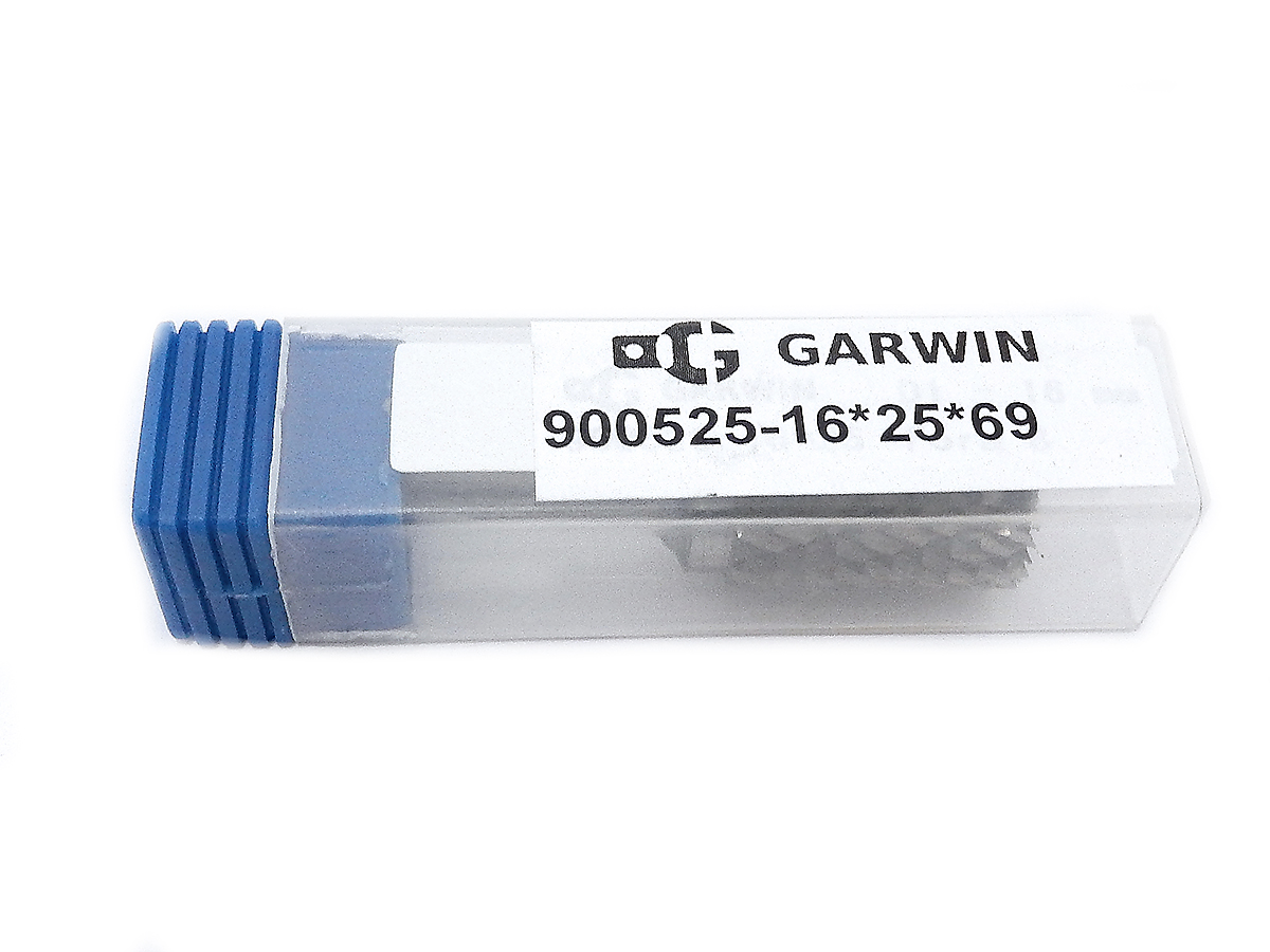 Борфреза цилиндрическая с торцевыми зубьями 16x25x69 мм, VHM, DC, форма B (серия 900525) GARWIN INDUSTRIAL 900525-162569