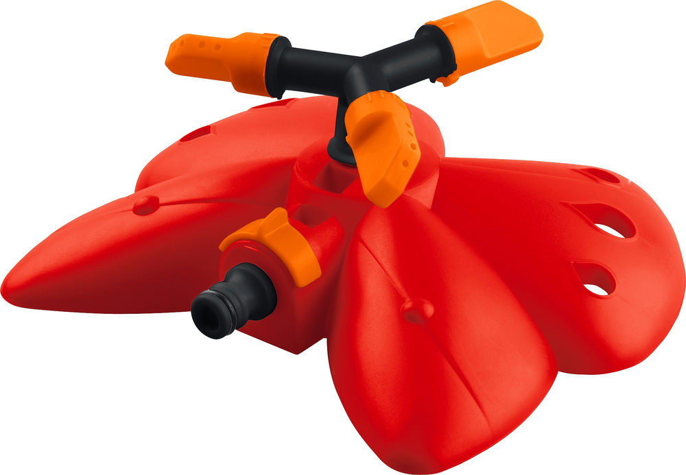 Круговой распылитель GB-1, 3 сопла, на подставке «Бабочка», пластиковый GRINDA 8-427605