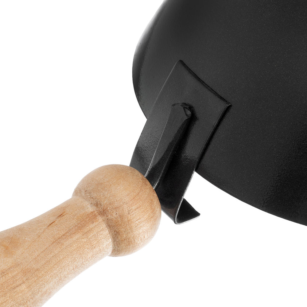 Ковш стальной строительный, 160 мм, деревянная ручка Сибртех (86225)