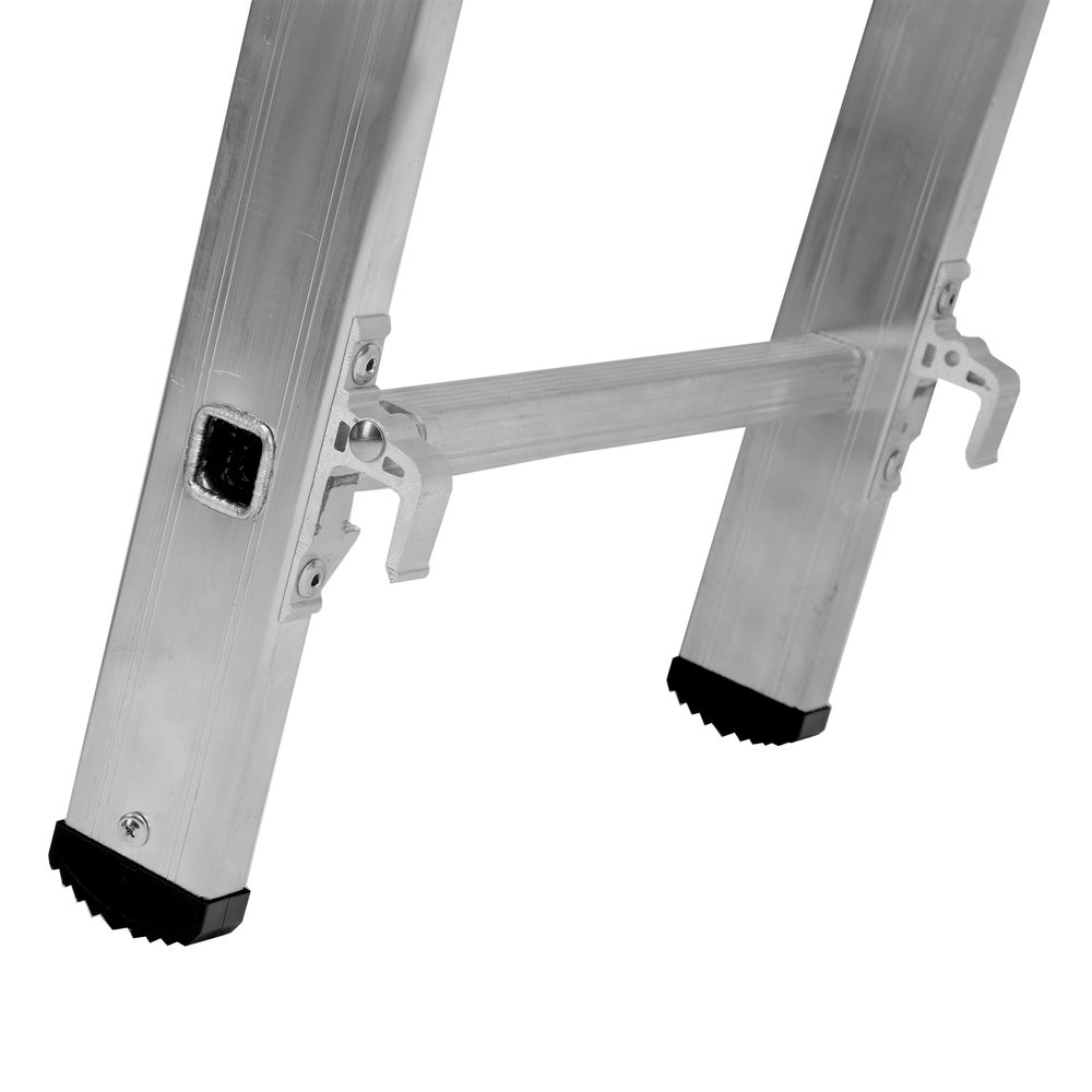 Лестница, 3 х 9 ступеней, алюминиевая, трехсекционная, Сибртех (97819)