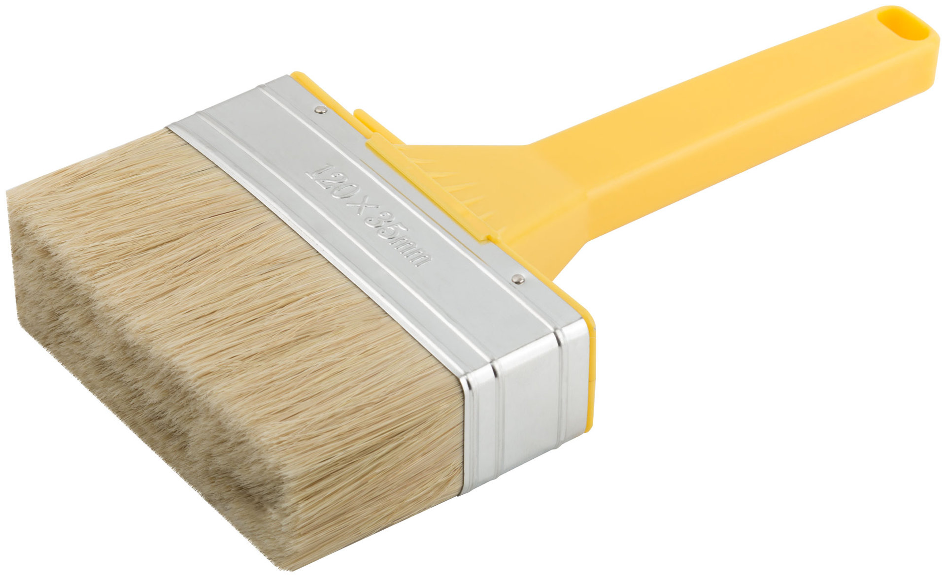 Макловица, натур.светлая щетина, сплошной пластиковый корпус, полая ручка, мини 35 х 125 мм (01648)