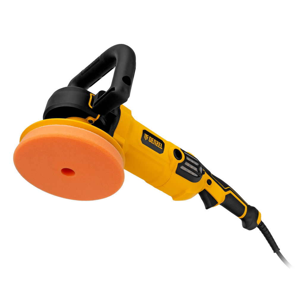 Машина полировальная CP-180, 1400 Вт, 180 мм, 0-3000 об/мин Denzel (27701)