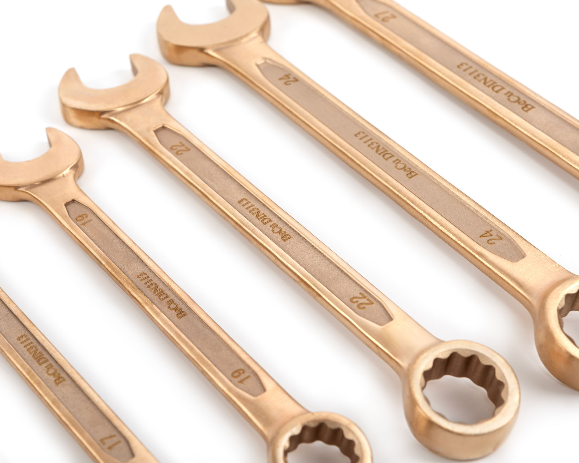 Набор ключей гаечных комбинированных искробезопасных (8-27) BeCu № B-9, HORTZ