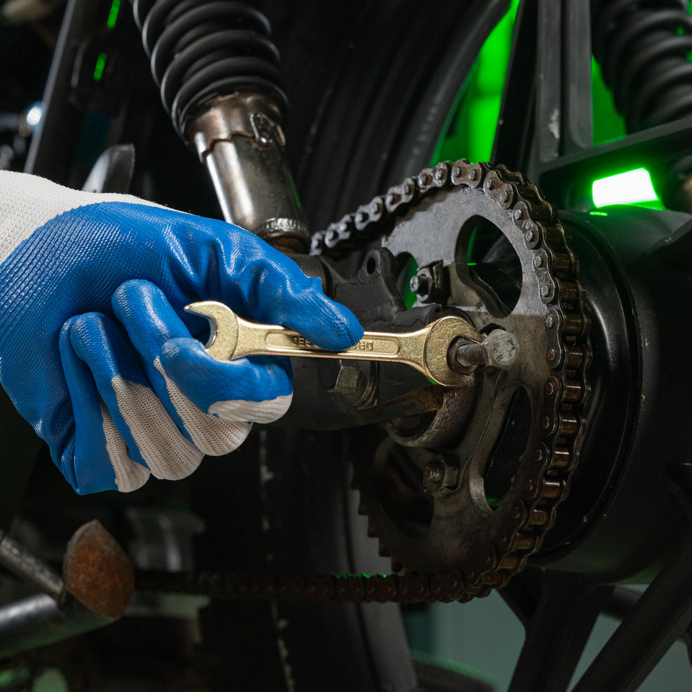 Набор ключей рожковых 6-22 мм, 8 шт, желтый цинк Сибртех (15280)