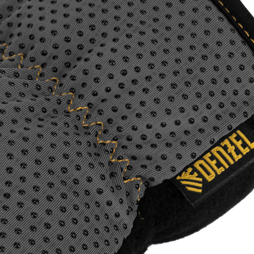 Перчатки универсальные, двойные, ПВХ нанесение, размер 9 Denzel (68096)