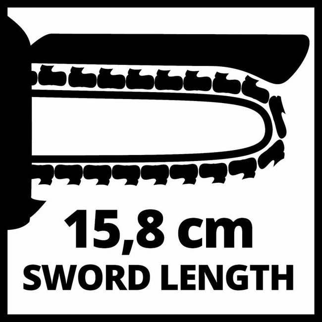 Пила цепная аккумуляторная Einhell PXC GE-PS 18/15 Li BL, 18В,шина 150мм,4.8м/с,без АКК и ЗУ (4600040)