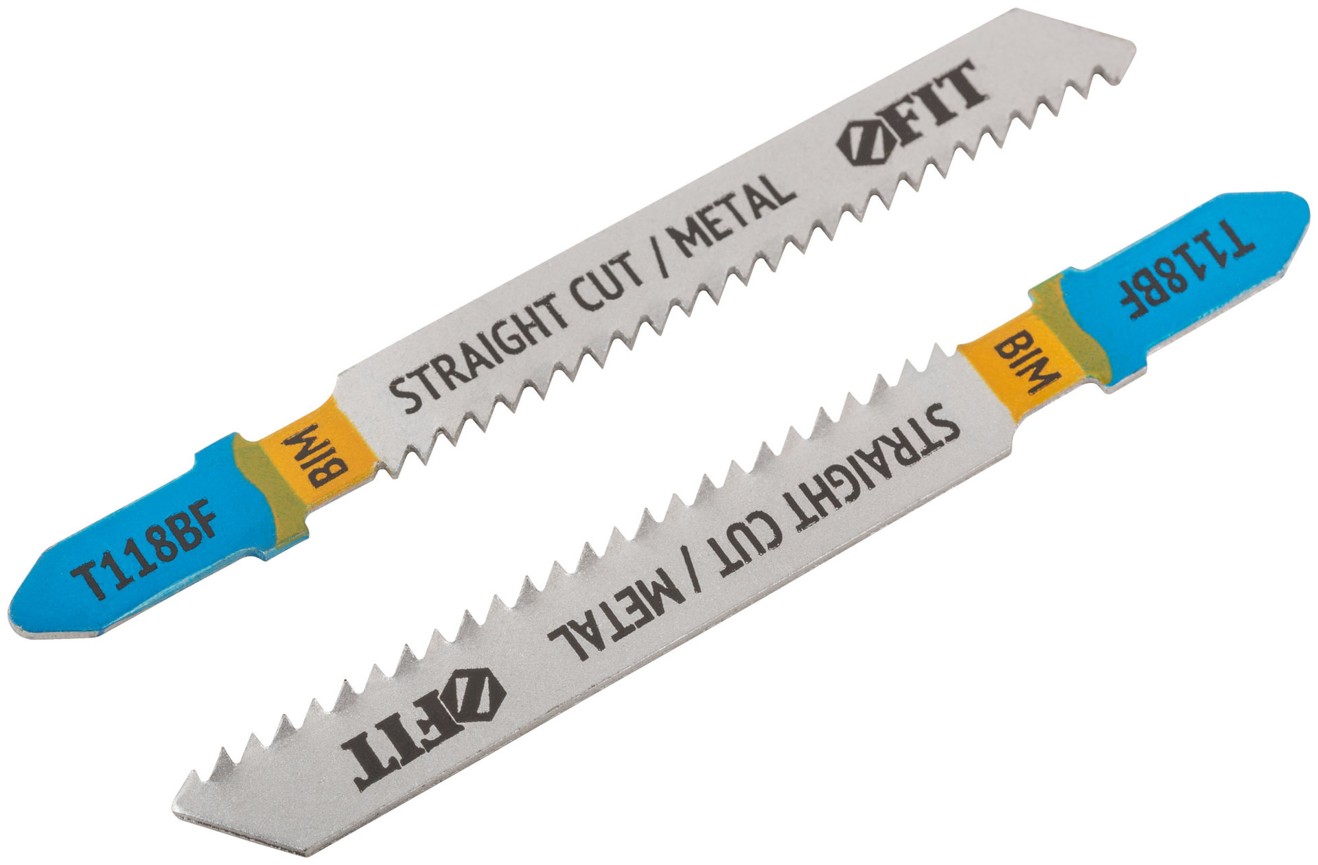 Полотна по металлу, Bimetal, фрезерованные, волнистые зубья, 76/51/2 мм (T118BF), 2 шт. (40919)