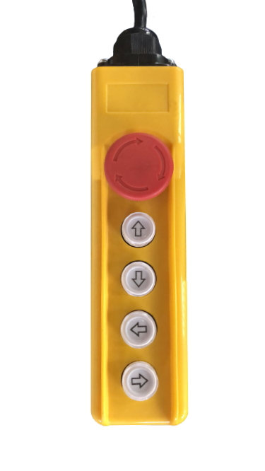 Пульт управления для талей электрических PA с тележкой 600/1200 4 кнопки+стоп (С80uF+16uF) (1012962)