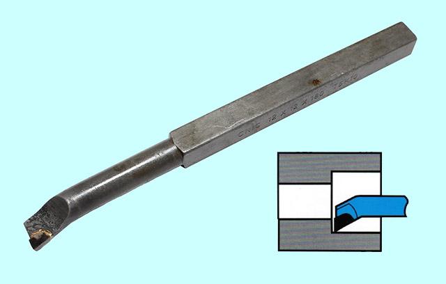 Резец Расточной 16х16х210 ВК8 для глухих отверстий DIN 4974 CNIC