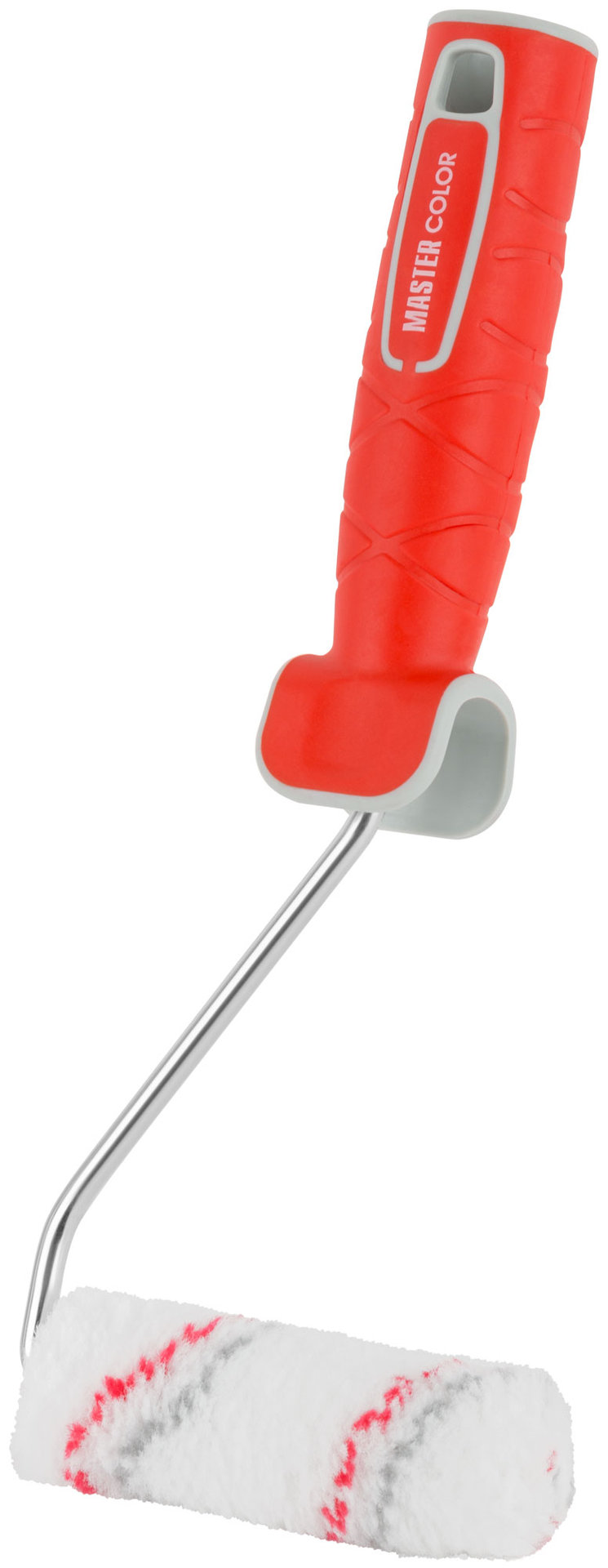 Ролик, ядро 15 мм, полиамид, ворс 12 мм, 2К-ручка 27 см, 100 мм (30-1067)