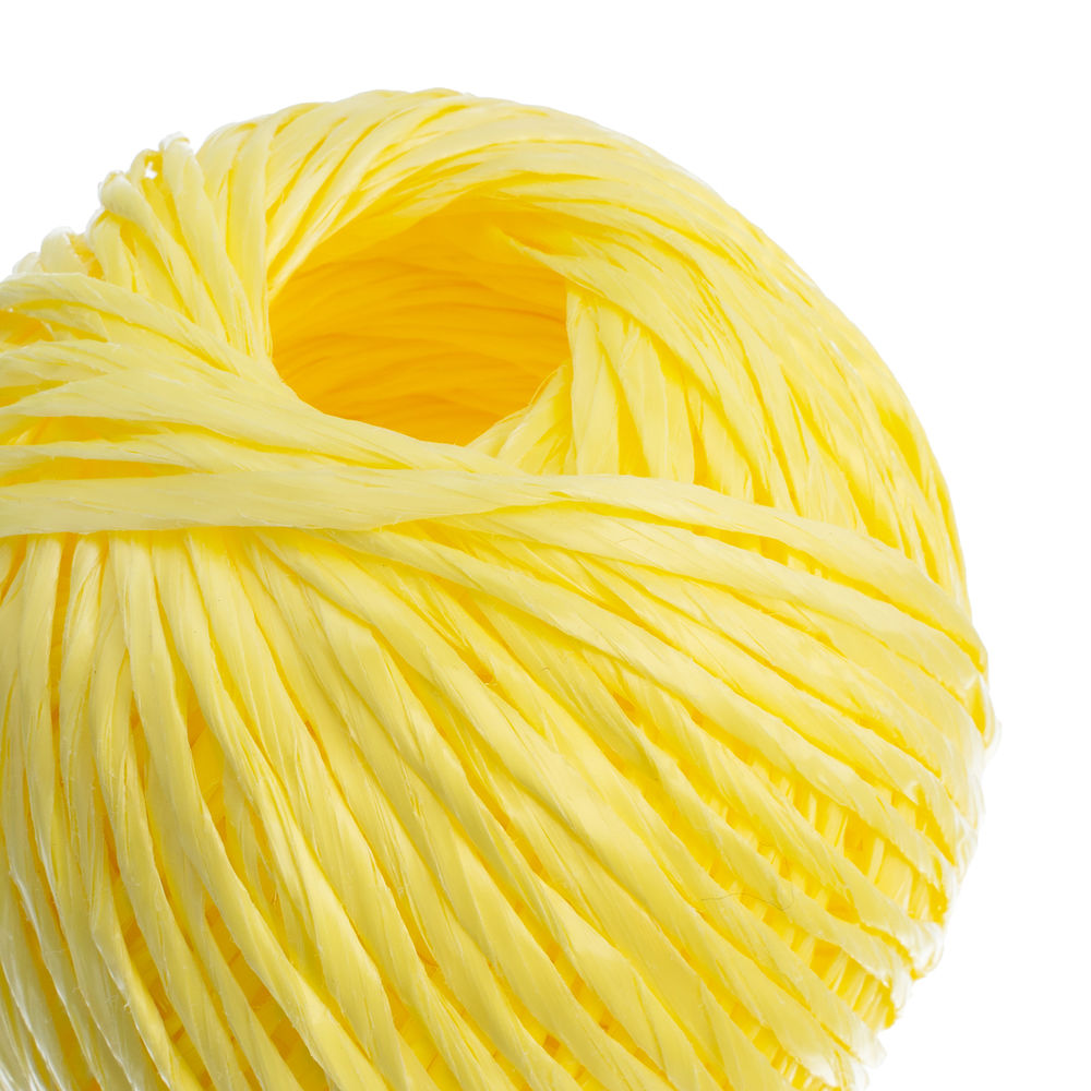 Шпагат полипропиленовый желтый, 1.7 мм, L 60 м, Сибртех (93974)